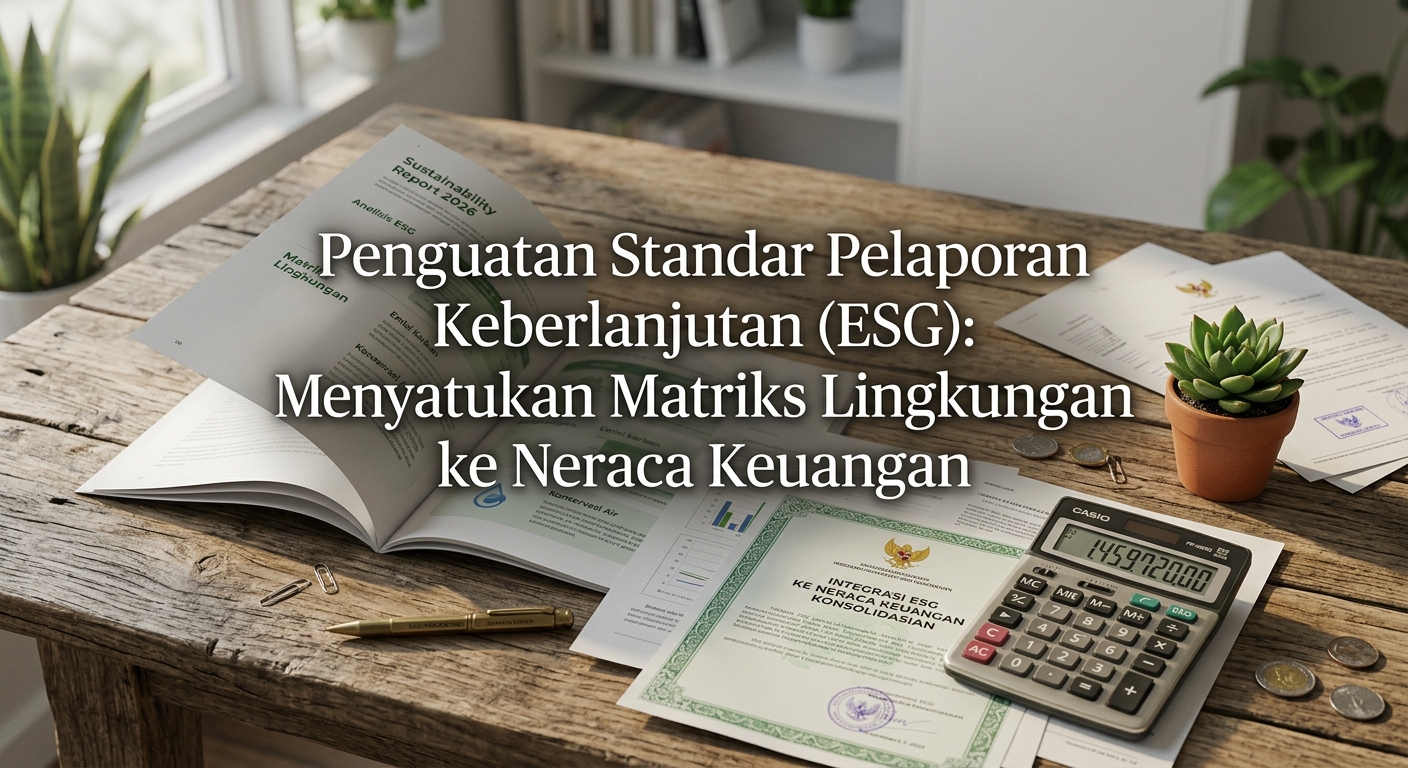 Penguatan Standar Pelaporan Keberlanjutan (ESG): Menyatukan Matriks Lingkungan ke Neraca Keuangan