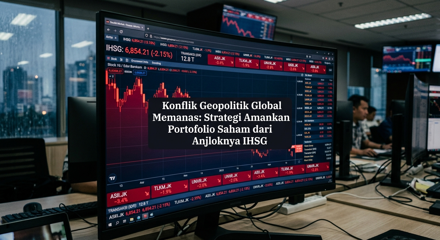 Konflik Geopolitik Global Memanas: Strategi Amankan Portofolio Saham dari Anjloknya IHSG