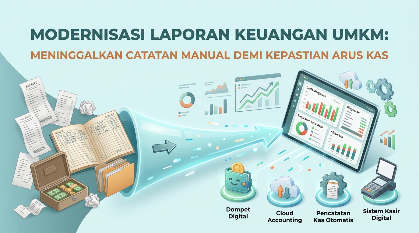 Modernisasi Laporan Keuangan UMKM: Meninggalkan Catatan Manual demi Kepastian Arus Kas
