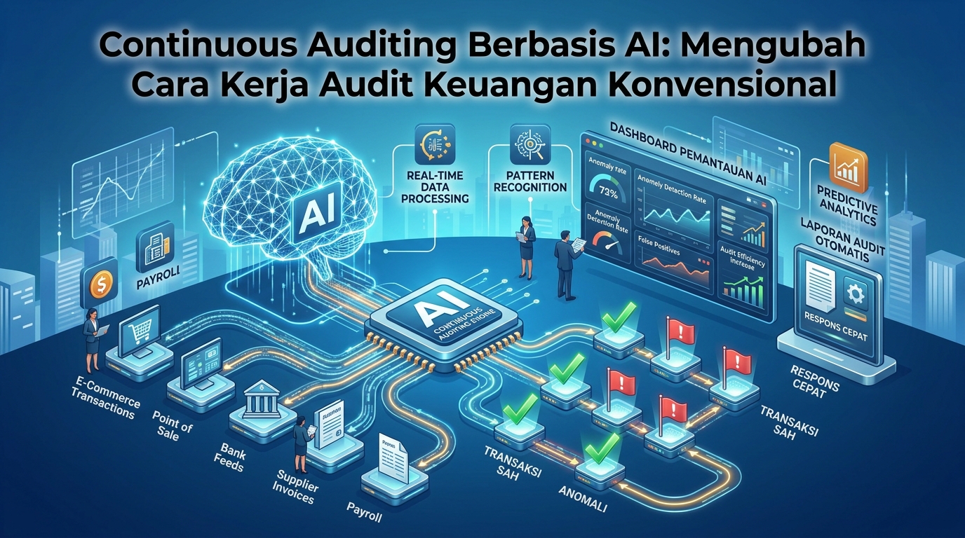 Continuous Auditing Berbasis AI: Mengubah Cara Kerja Audit Keuangan Konvensional